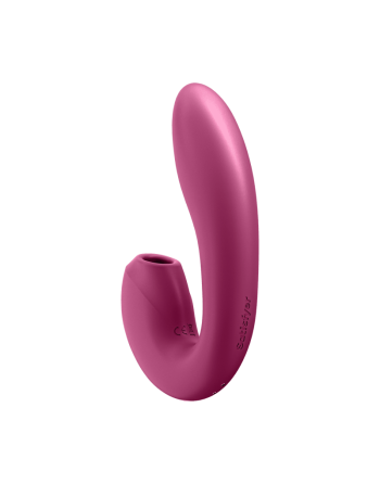 stimulateur clitoridien et vibromasseur point g satisfyer sunray  violet de satisfyer