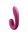 stimulateur clitoridien et vibromasseur point g satisfyer sunray  violet de satisfyer