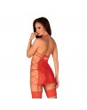 Dressing libertin: nuisette et string rouge de la collection obsessive rediosa