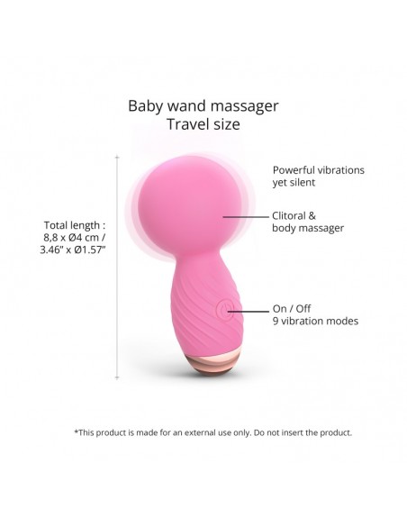 sextoys  marque love to love  itsy bitsy vibromasseur  pink passion