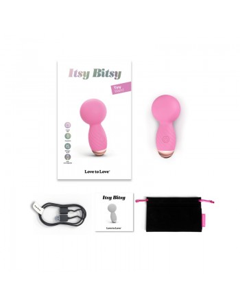 sextoys  marque love to love  itsy bitsy vibromasseur  pink passion