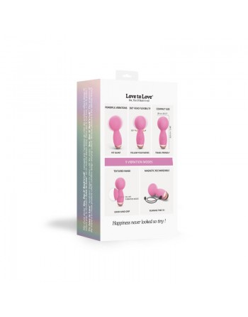 sextoys  marque love to love  itsy bitsy vibromasseur  pink passion