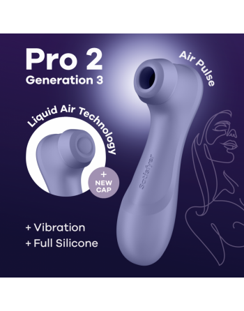 Dressing libertin :: pro 2 génération 3  lila satisfyer