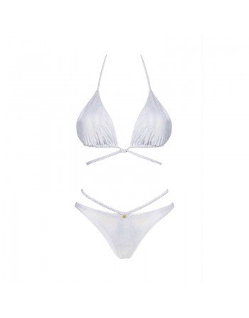 Dressing libertin: maillot de bain 2 pcs blancossa  blanc obsessive