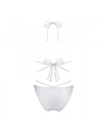 Dressing libertin: maillot de bain 2 pcs blancossa  blanc obsessive