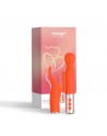 VIBROMASSEUR : the naughty collection  vibromasseur à tête interchangeable orange honey play box