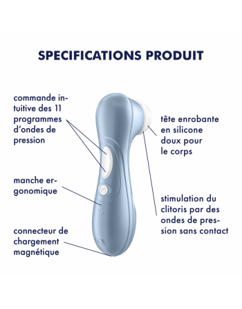 stimulateur satisfyer pro 2 bleu nouvelle génération