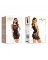 DRESSING LIBERTIN : donna robe lingerie  noire de la marque beauty night