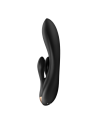 Dressing Libertin : vibromasseur rabbit chauffant satisfyer double flex connect noir