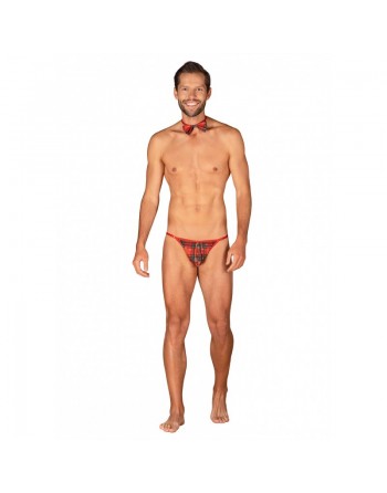 String Noël rouge pour homme