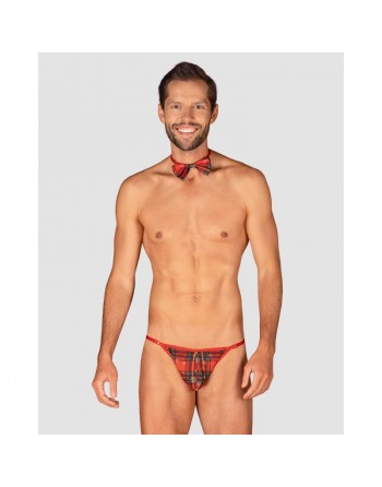 String Noël rouge pour homme