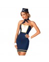 DRESSING LIBERTIN :  lingerie stewardess uniforme obsessive