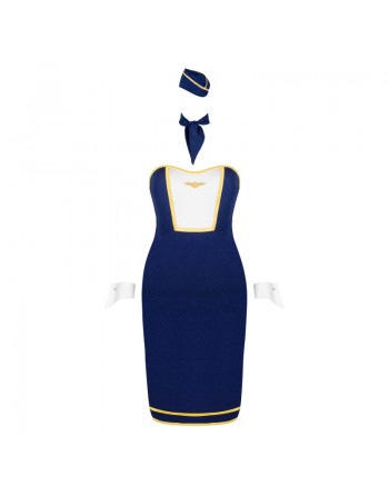 DRESSING LIBERTIN :  lingerie stewardess uniforme obsessive