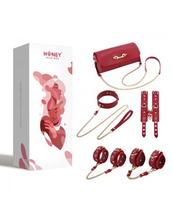 PROMO ! Kit Fétish en Cuir Véritable - Accessoires Sensuels de Haute Qualité BDSM