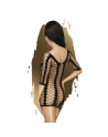 ROBE SEXY LIBERTINE TRANSPARENTE/ DRESSING LIBERTIN/SOLDES