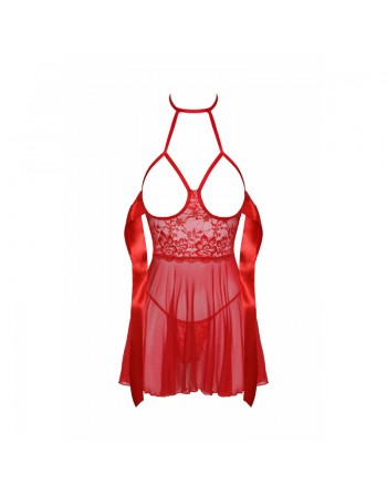 Babydoll Rouge Sexy – Lingerie Sensuelle par Dressing Libertin