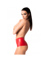 Shorty Sexy Rouge Wetlook – Audace et Passion Élastique