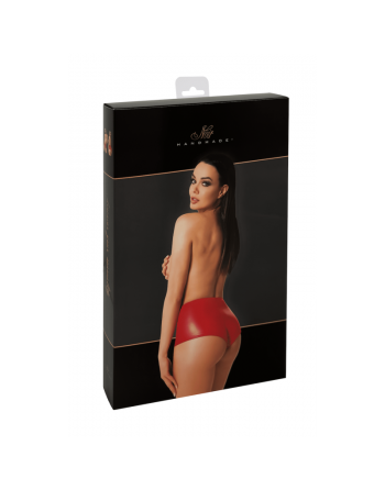 Shorty Sexy Rouge Wetlook – Audace et Passion Élastique