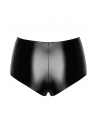 Shorty Sexy Noir Wetlook – Style Audacieux et Confort Élastique