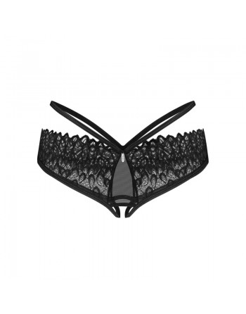 Culotte Ouverte Sexy en Dentelle – Lingerie Libertine pour Soirées Intimes