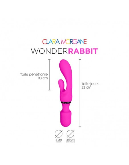 Wonder rabbit - Rose Vibromasseur lapin godes