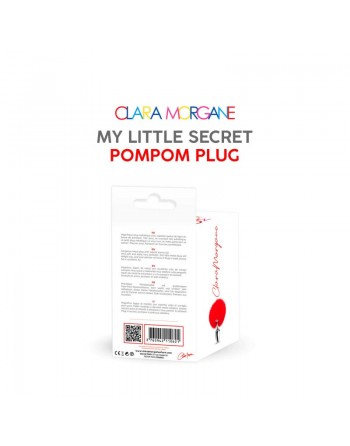 my little secret pompom plug  rouge clara morgane